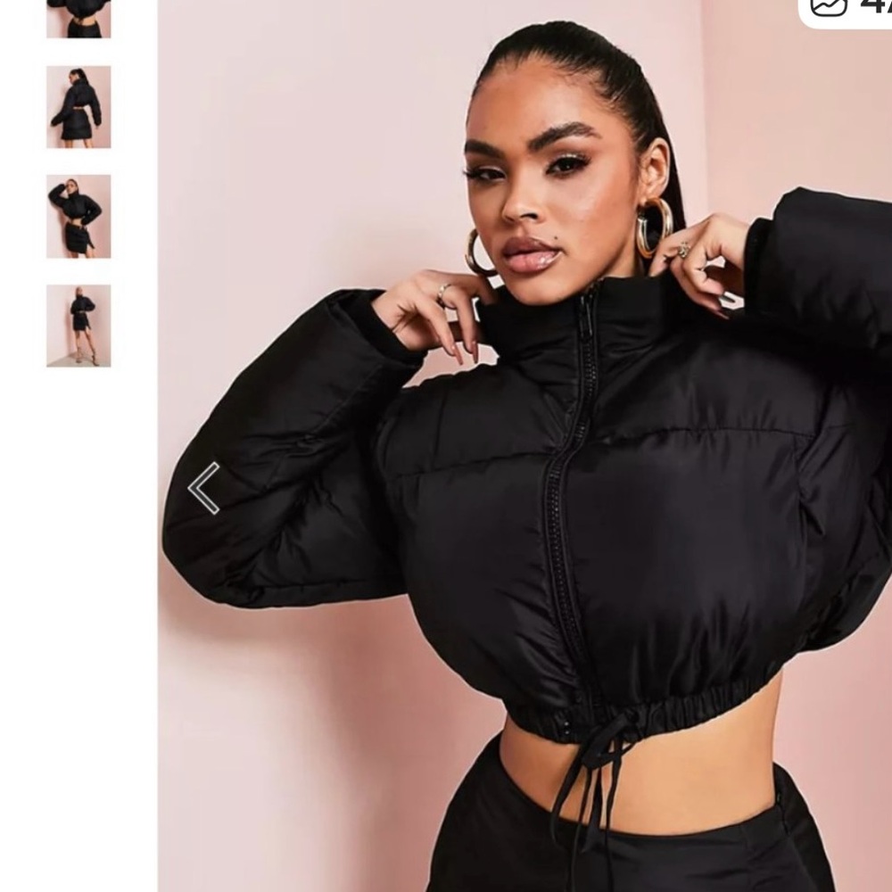Osos Women's Black Puffer Jacket new without tags size large